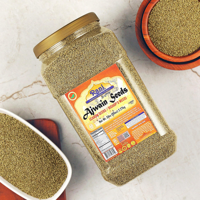Rani Ajwain Seeds (Carom Bishops Weed) Spice Whole {9 Sizes Available}