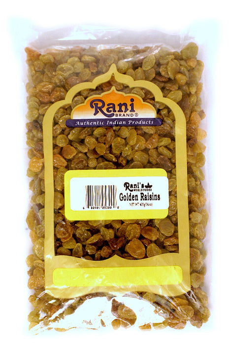 Rani Golden Raisins 14oz (400g) ~ All Natural | Gluten Friendly | NON-GMO | Vegan | Indian Origin