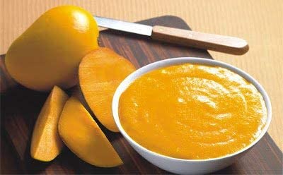 Rani Mango Pulp Puree (Kesar Sweetened) 30oz (1.875lbs) 850g Pack of 6 ~ Kosher | All Natural | NON-GMO | Vegan | No colors | Gluten Friendly