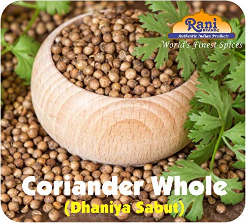 Rani Coriander (Dhania) Seeds Whole, Indian Spice 17.5oz (500g) ~ All Natural ~ Gluten Free Ingredients | NON-GMO | Vegan | Indian Origin