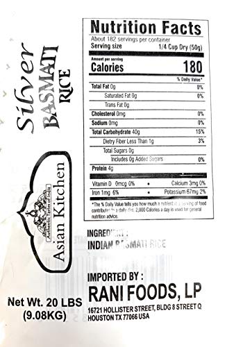 Asian Kitchen Silver White Basmati Rice Aged 18 months {4 Sizes Available}