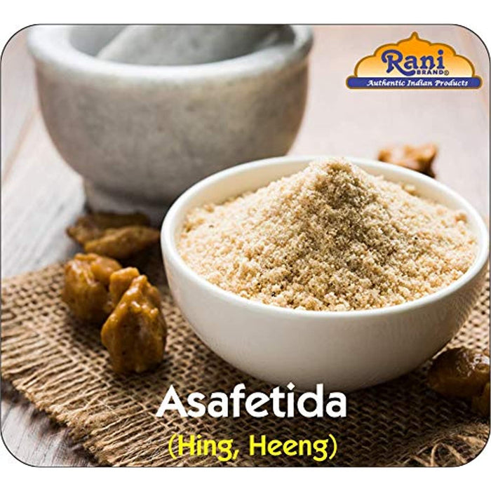 Rani Asafetida (Hing) Ground 3.75oz (106g) Gluten Friendly ~ All Natural | Salt Free | Vegan | Non-GMO| Best for Onion Garlic Substitute