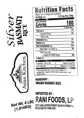 Asian Kitchen Silver White Basmati Rice Aged 18 months {4 Sizes Available}