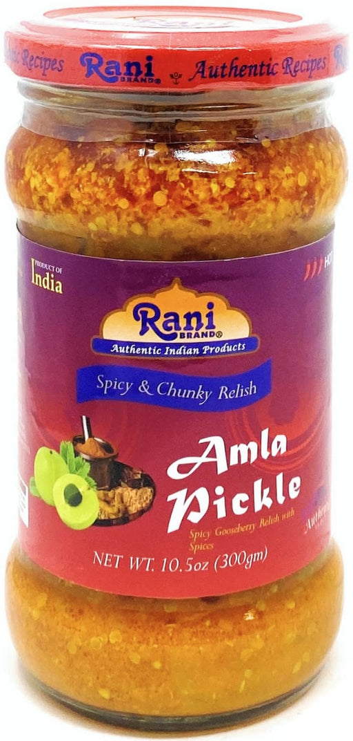 10.5oz Rani Amla Pickle (Spicy Gooseberry Relish with Spices)