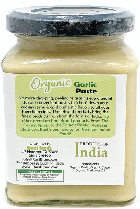 8.80oz Rani Organic Garlic Gluten Free Cooking Paste