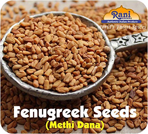 Rani Fenugreek (Methi) Seeds Whole 400oz (25lbs) 11.36kg Bulk Box, Trigonella foenum graecum ~ All Natural | Vegan | Gluten Friendly | Non-GMO
