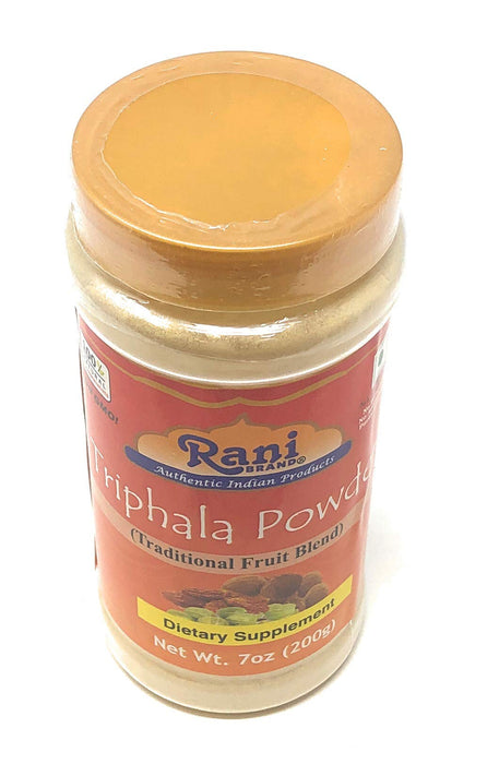 Rani Triphla Powder (Chebulic Myrobalan, Gooseberry, Terminalia Bellirica) 7oz (200g) ~ All Natural | Vegan | Non-GMO | Dietary Supplement | Indian Origin