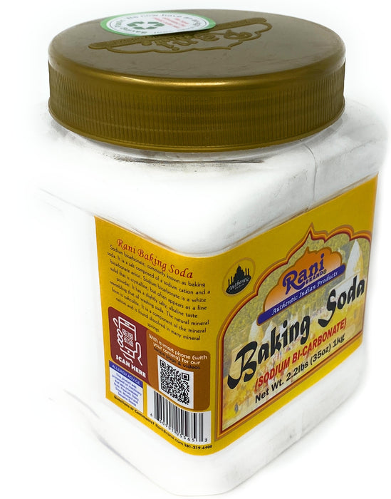 Rani Baking Soda (SODIUM BI-CARBONATE) 35oz (2.2lbs) 1kg PET Jar ~ Used for cooking, NON-GMO | Indian Origin | Gluten Friendly