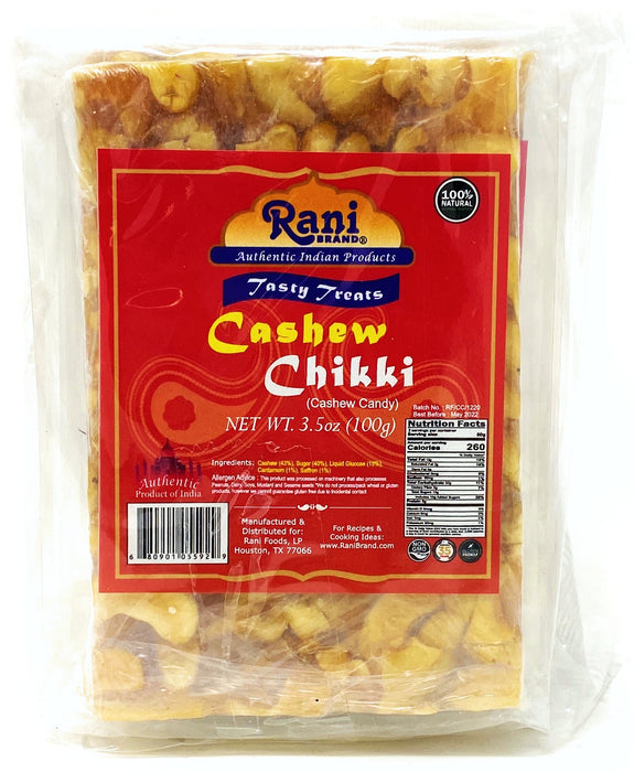 Rani Cashew Chikki (Indian Brittle Treat) {4 Available Packs}
