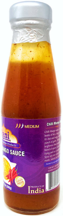 Rani Chilli Mango Sauce (Sweet & Spicy Dipping Sauce) 7oz (200g) Glass Jar, Ready to eat, Vegan ~ Gluten Free | NON-GMO | Indian Origin