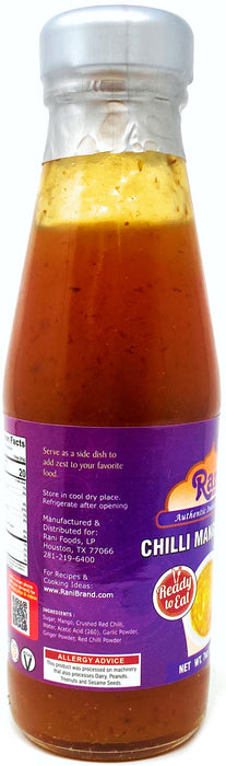 Rani Chilli Mango Sauce (Sweet & Spicy Dipping Sauce) 7oz (200g) Glass Jar, Ready to eat, Vegan ~ Gluten Free | NON-GMO | Indian Origin
