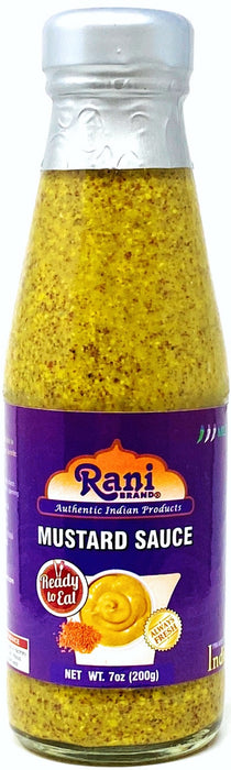 Rani Indian Mustard Sauce 7oz (200g) ~ All Natural, Glass Jar, Ready to eat, Vegan ~ Gluten Free | NON-GMO | Indian Origin