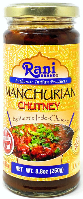 Rani Manchurian Chutney 8.8oz (250g) Glass Jar ~ No Colors | NON-GMO | Vegan | Gluten Free | Indian Origin