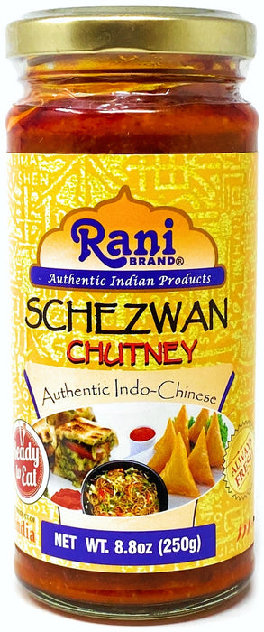 Rani Schezwan Chutney 8.8oz (250g) Glass Jar ~ No Colors | NON-GMO | Vegan | Gluten Free | Indian Origin (Indo-Chinese)