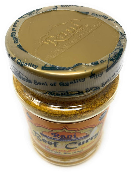 Rani Beef Curry Masala Natural 10-Spice Blend 3oz (85g) PET Jar ~ Salt Free | Vegan | Gluten Friendly | NON-GMO | No Colors | Indian Origin