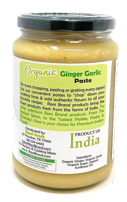 26.5oz Rani Organic Ginger-Garlic Cooking Paste Online