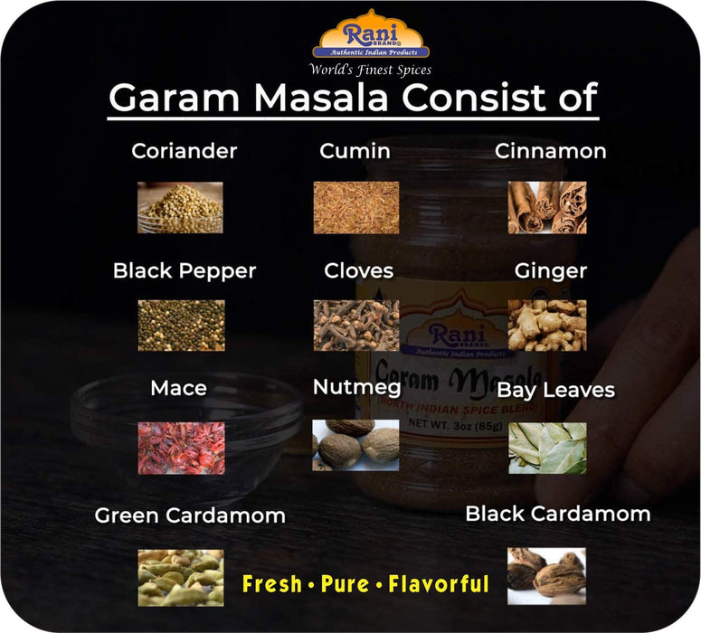 Rani Garam Masala Indian 11-Whole Spices Blend 14oz (400g) ~ All Natural | Vegan | Gluten Friendly | Salt Free | NON-GMO