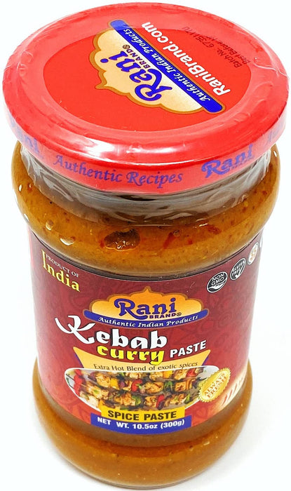 Rani Kebab Masala Paste for Meat Dishes 10.5oz (300g) Glass Jar, Pack of 5+1 FREE ~ No Colors | All Natural | NON-GMO | Vegan | Gluten Free