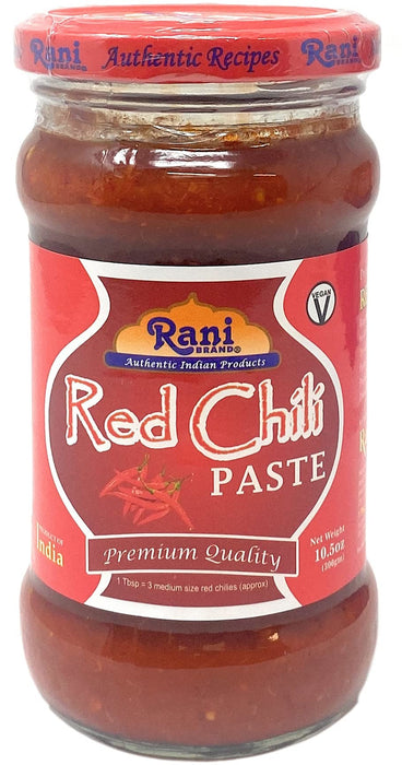 Rani Red Chilli Cooking Paste 10.58oz (300g) Glass Jar ~ Vegan | Gluten Free | NON-GMO | No Colors | Indian Origin