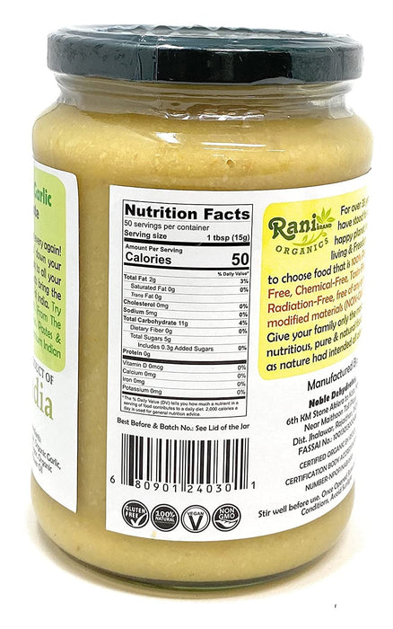 26.5oz Rani Organic Ginger-Garlic Cooking Paste Online