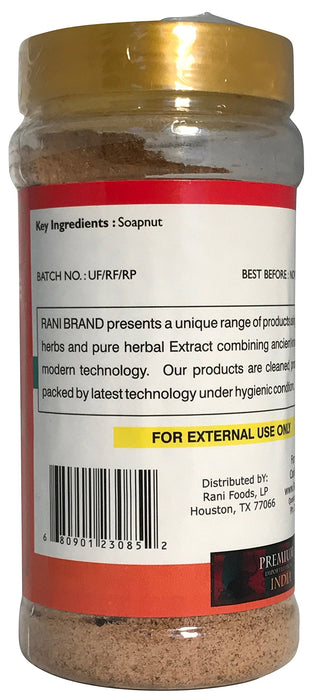 Rani Reetha (Soap Nut) Powder 7oz (200g) ~ Natural, Salt-Free | Vegan | No Colors | Gluten Friendly | NON-GMO | Indian Origin