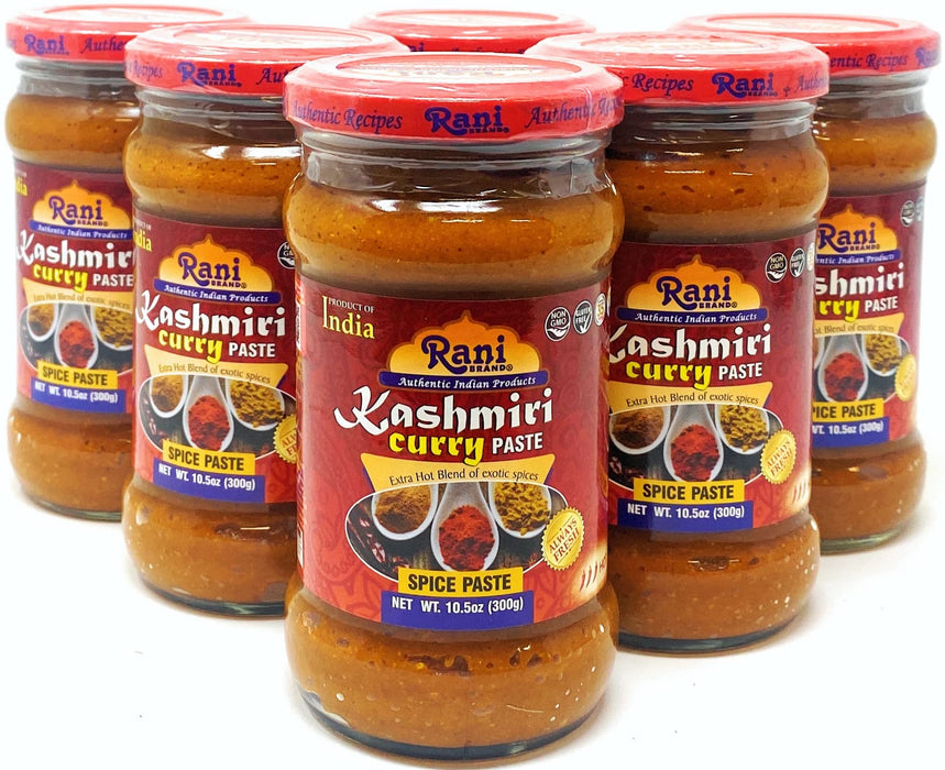 Kashmiri Masala Curry Paste - 10.5oz (300g) Pack of 6 - Rani Brand Authentic Indian Products