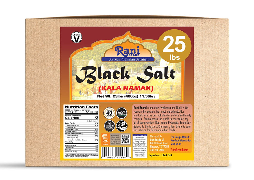 Rani Black Salt (Kala Namak) {11 Sizes Available}