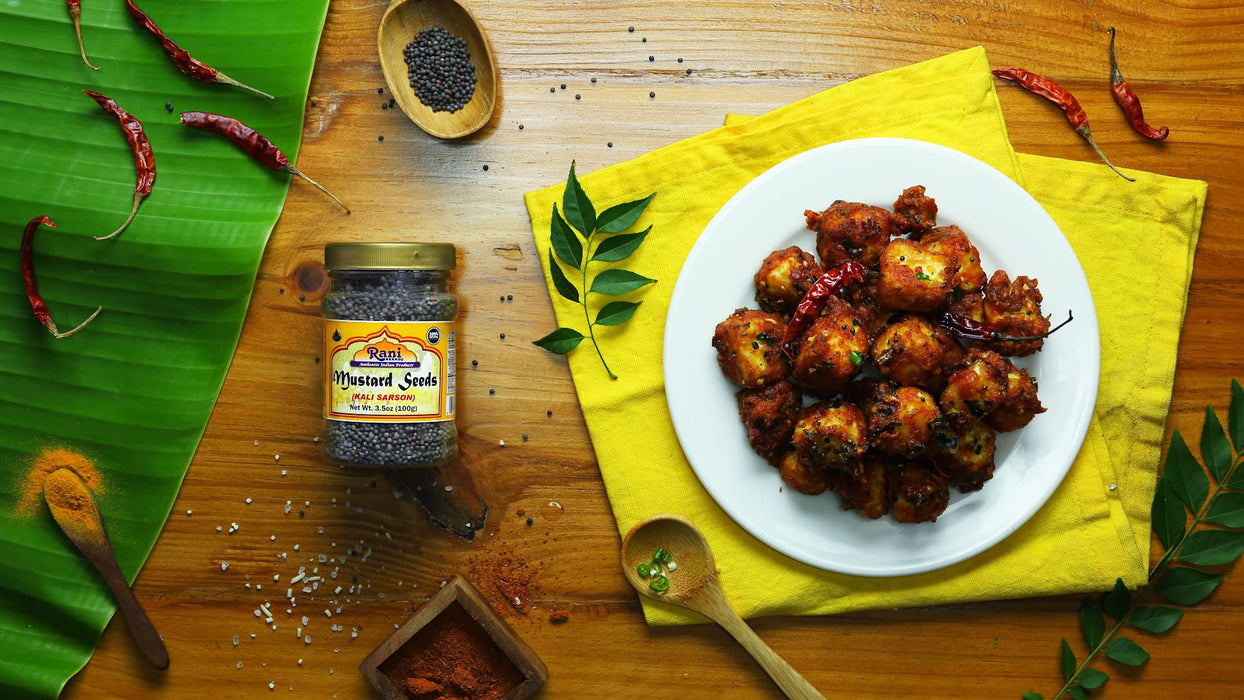 Rani Black Mustard Seeds Whole Spice (Kali Rai) 400oz (25lbs) 11.36kg Bulk Box ~ All Natural | Gluten Friendly | NON-GMO | Kosher | Vegan | Indian Origin