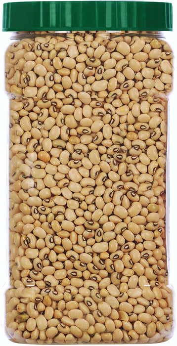 Rani Organic Black Eyed Peas (Dried Lobia) 64oz (4lbs) 1.81kg Bulk PET Jar ~ All Natural | Vegan | Gluten Friendly | NON-GMO| USDA Certified Organic