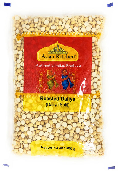 Asian Kitchen Daliya Split (Roasted Split Chickpeas Dalia) 800g (28oz) ~ All Natural | Vegan | Indian Origin