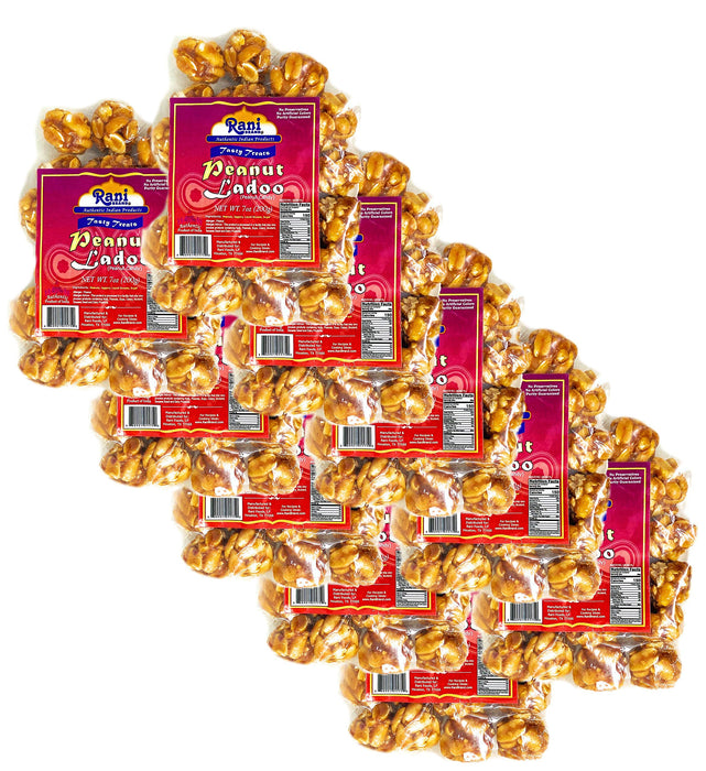 Rani Peanut Ladoo (Round Peanut Brittle Candy) 200g {2 Sizes Available}