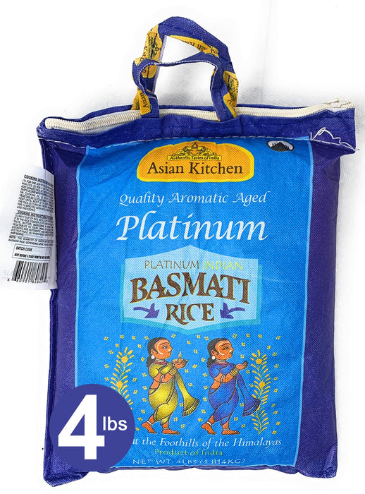 Asian Kitchen Platinum Basmati Rice Aged 24 months {4 Sizes Available}