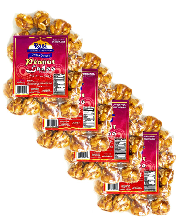 Rani Peanut Ladoo (Round Peanut Brittle Candy) 200g {2 Sizes Available}