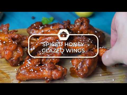 Spiced Honey Glazed Wings