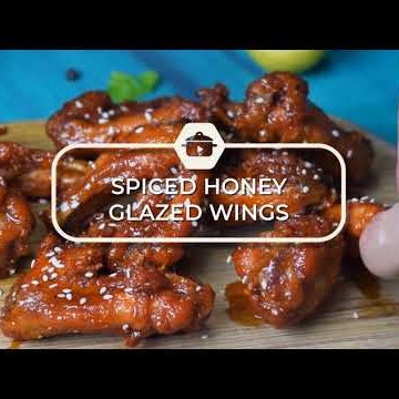 Spiced Honey Glazed Wings recipe video