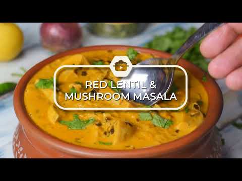 Red Lentil & Mushroom Masala