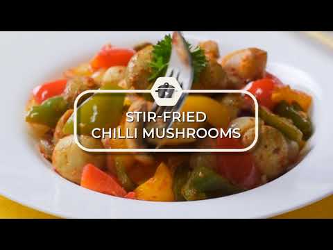 Stir Fried Chili Mushrooms