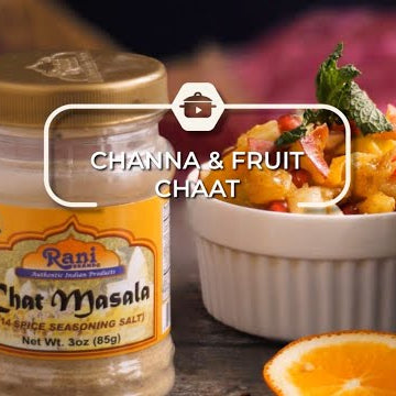 Chana & Fruit Chaat recipe video