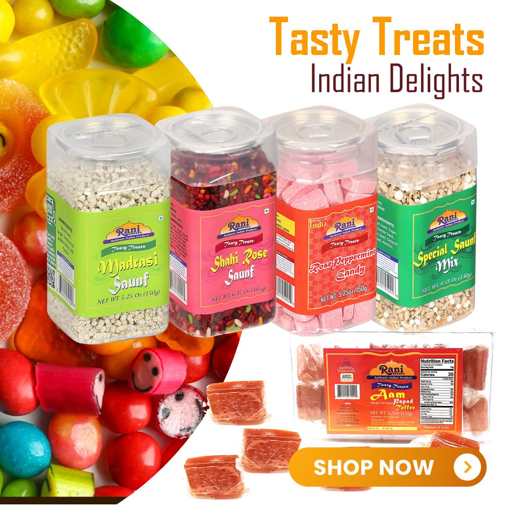 Rani Pan Pasand Candy 7oz (200g) Individually Wrapped ~ Indian Tasty Treats  | Vegan | Gluten Friendly | NON-GMO | Indian Origin