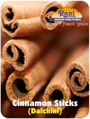 Rani Cinnamon Sticks 7oz (200g) ~ 22-26 Sticks 3 Inches in Length Cassia Round ~ All Natural | Vegan | No Colors | Gluten Friendly | NON-GMO | Kosher