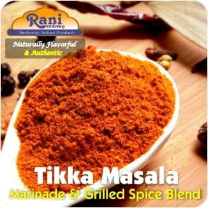 Rani Tikka Masala Indian 7-Spice Blend 16oz (1lb) 454g PET Jar, Pack of 6 ~ All Natural | Salt-Free | Vegan | No Colors | Gluten Friendly | NON-GMO | Indian Origin