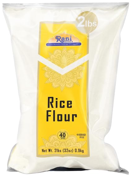 Rani Rice (White) Flour 32oz 2lbs (908g) ~ All Natural | Gluten Friendly | Vegan | NON-GMO | Kosher | Indian Origin