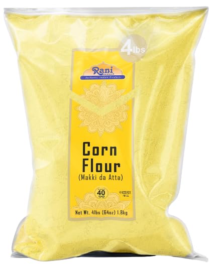 Rani Corn Flour (Makki ka Atta) 64oz (4lbs) 1.81kg Bulk ~ All Natural | Vegan | Gluten Friendly | NON-GMO | Kosher | Indian Origin