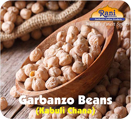 Rani Garbanzo Beans (Kabuli Chana) 32oz (2lbs) 908g ~ All Natural | Vegan | Gluten Friendly | NON-GMO | Kosher | Indian Origin