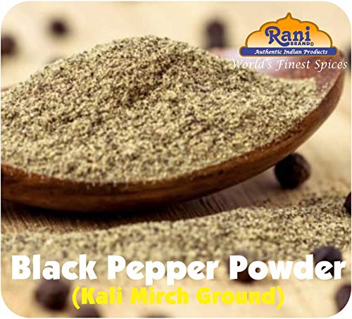 Rani Black Pepper Fine Powder 80 Mesh, 3oz (85g) PET Jar ~ Gluten Friendly, Non-GMO, All Natural | Kosher
