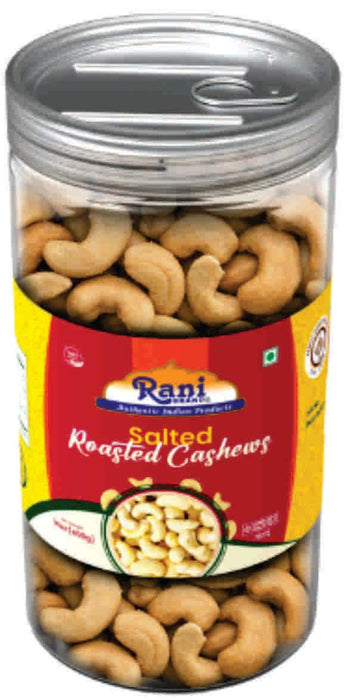 Rani Salted Roasted Cashews 14oz (400g) PET Jar, Non-Fried, Oil Free ~ All Natural | Vegan | Gluten Friendly | NON-GMO | Kosher | Air Roasted, Crunchy & Flavorful