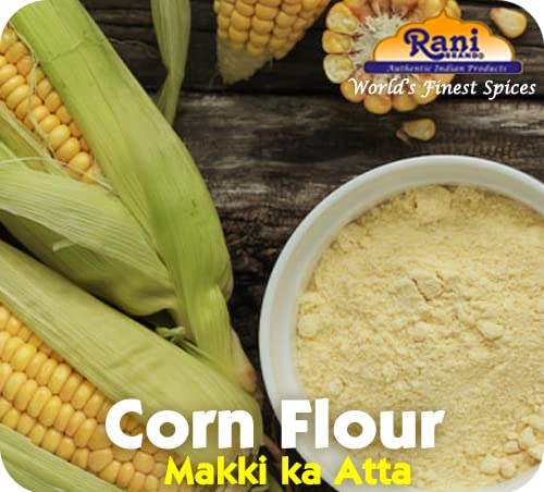 Rani Corn Flour (Makki ka Atta) 32oz (2lbs) 908g Bulk ~ All Natural | Vegan | Gluten Friendly | NON-GMO | Kosher | Indian Origin