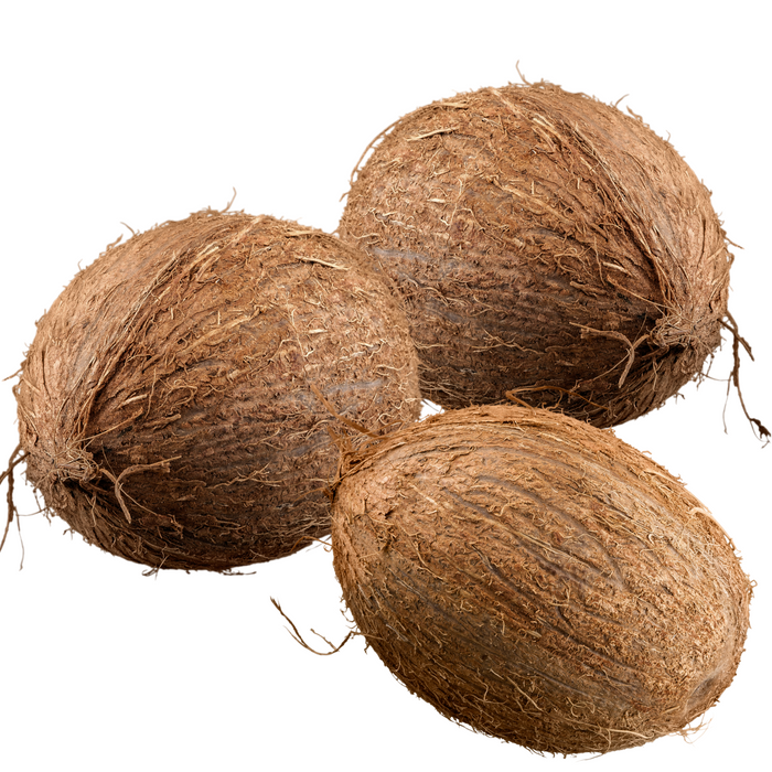 Rani Coconut (Copra) Whole Brown with Water, Approx. 1.5lbs each {3 Variations Available}