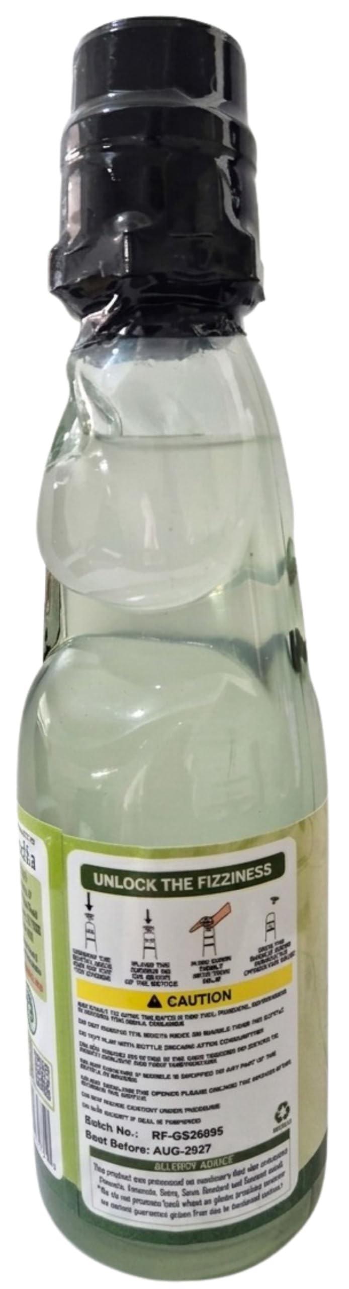 Rani Lemon Goli Soda 6.7 fl oz (200 ml) Glass Bottle with Marble Seal, Pack of 6 ~ Vegan | Gluten Free | Non-GMO | Indian Origin