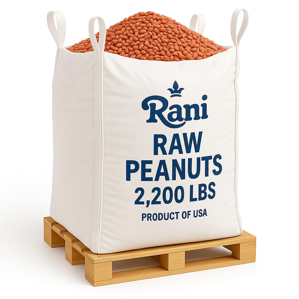 Rani Peanuts, Raw Whole With Skin (uncooked, unsalted) 2200lbs (35200o —  Rani Brand Factory Store